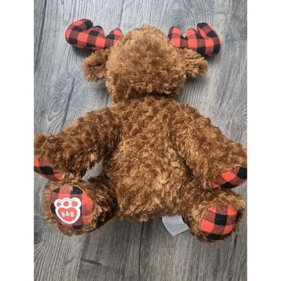 BAB Build A Bear Hal the Christmas Moose Winter Wishes Stuffed Animal Plush - Picture 4 of 6